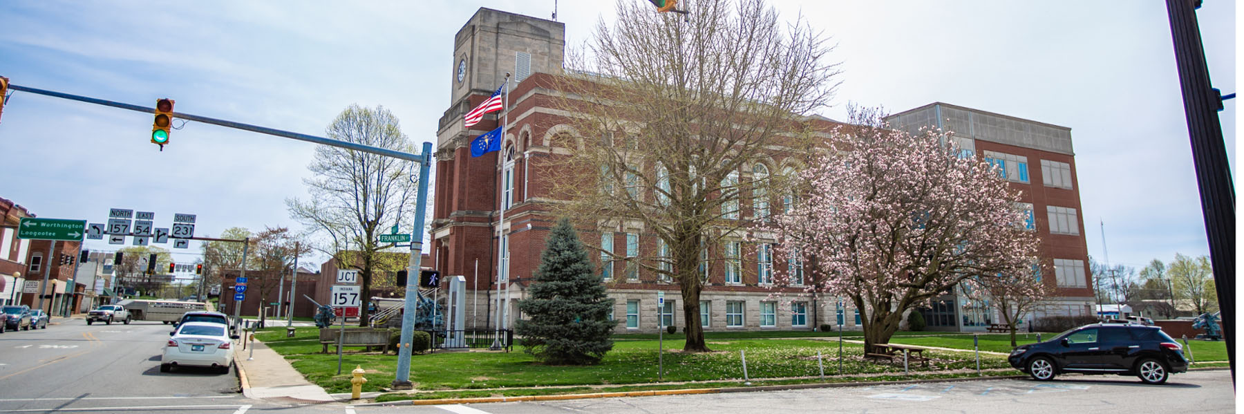 Brick building in Greene County